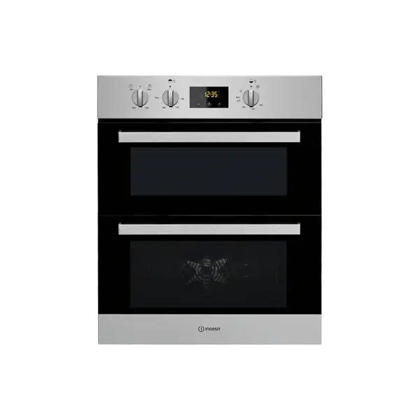 Modern Stainless Steel Double Oven