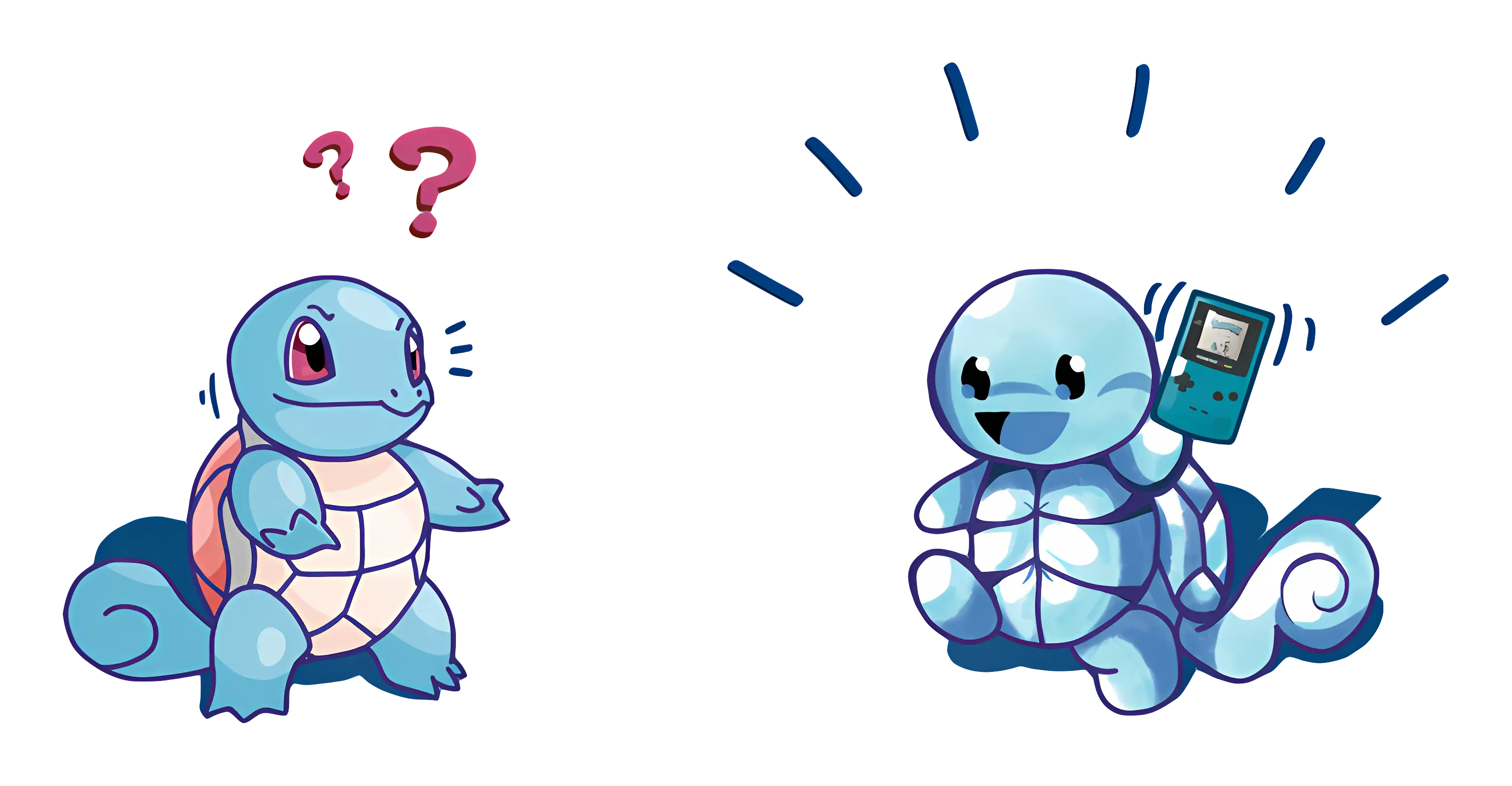 Cartoon Turtle with Device