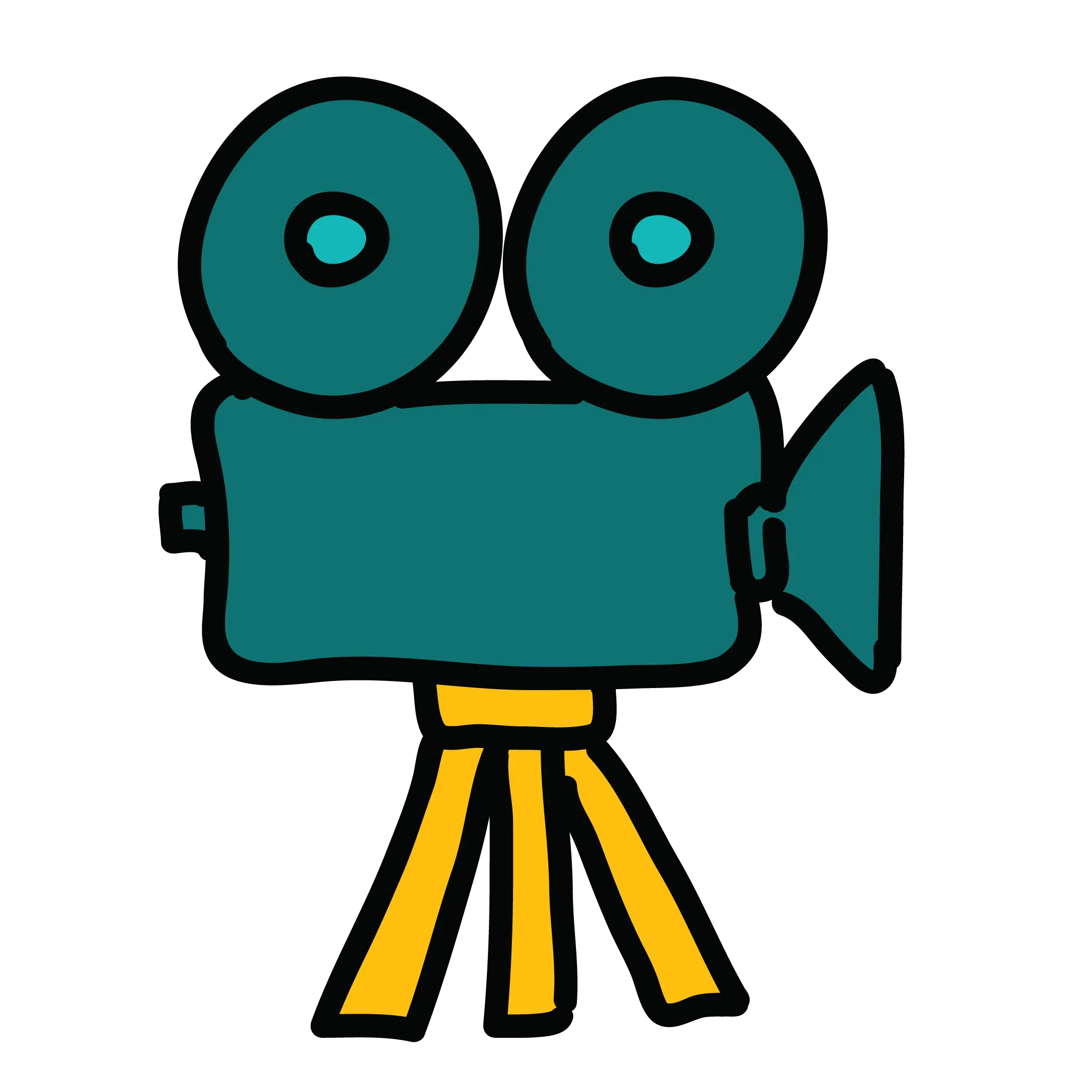 Cartoon Film Camera Icon