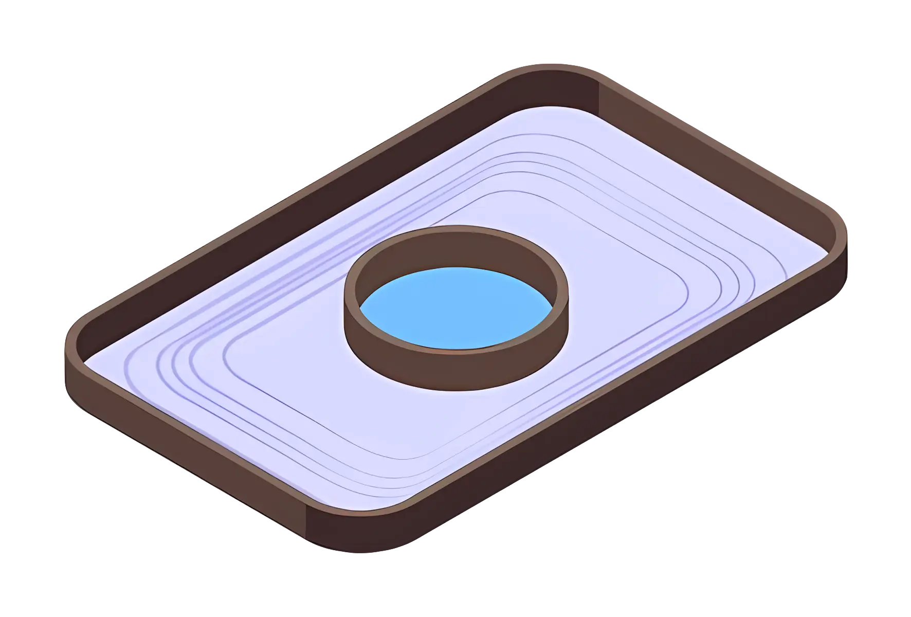 Rectangular Swimming Pool Illustration