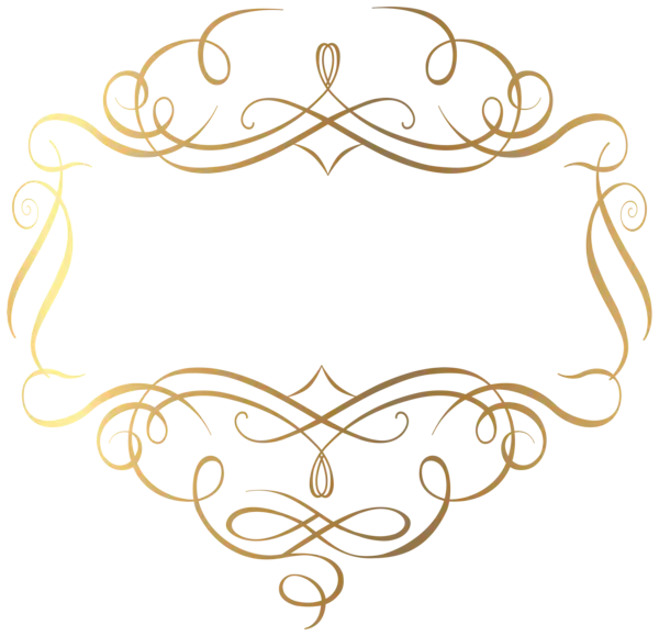 Golden Ornate Decorative Frame