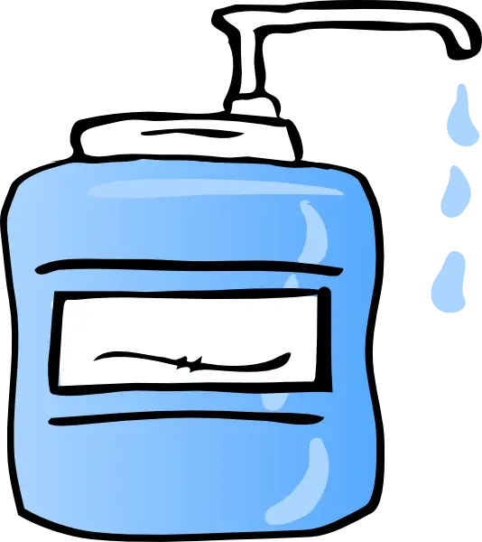 Blue Soap Dispenser for Hygiene