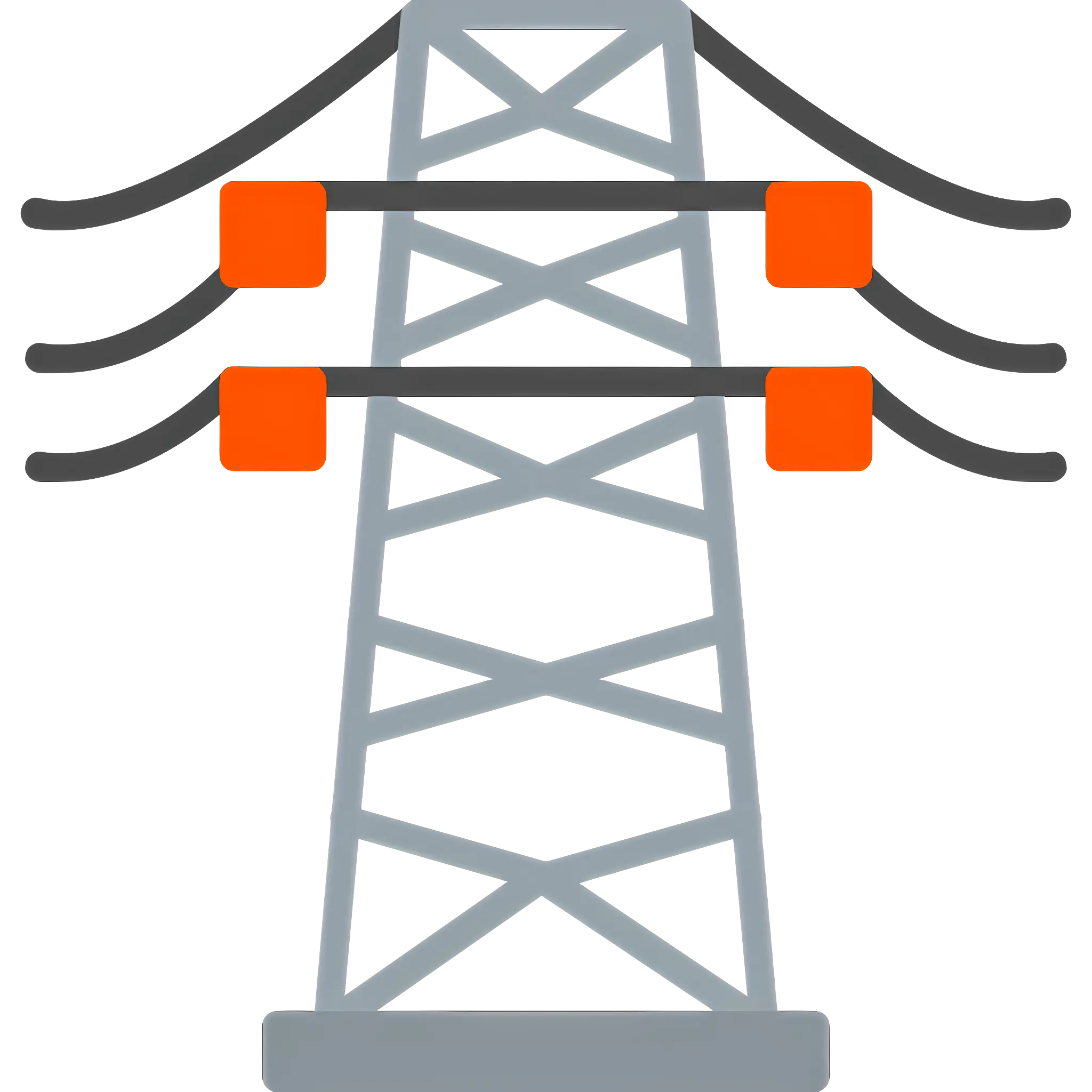 Electric Transmission Tower Illustration