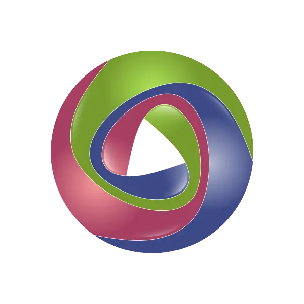 Colorful 3D Sphere Design