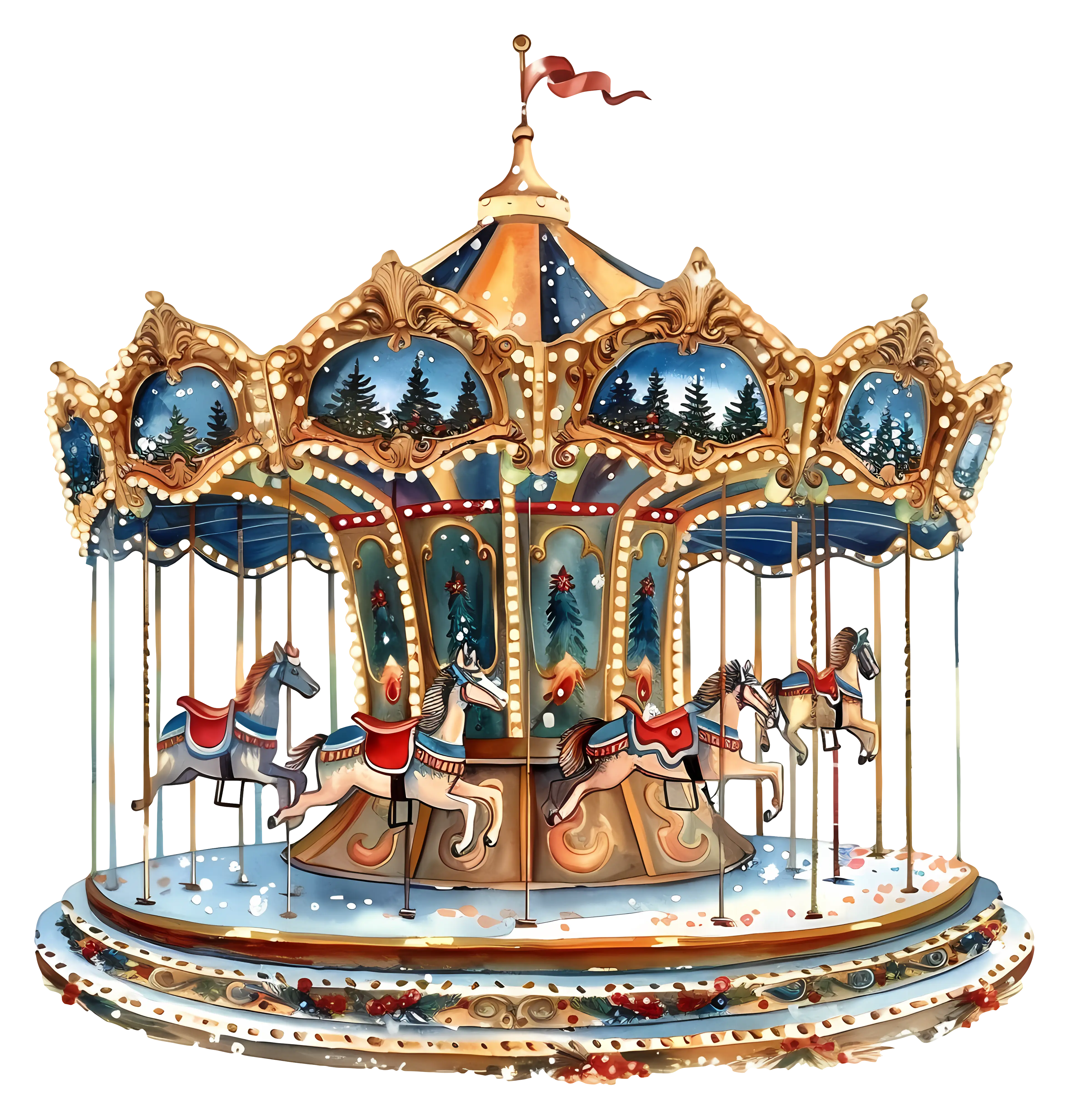 Decorative Carousel Ride