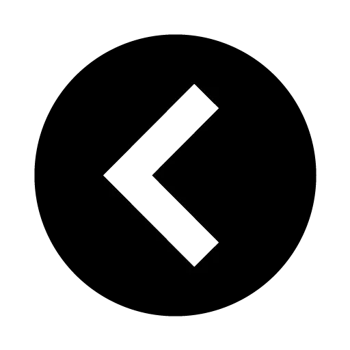 Left Arrow in Black Circle