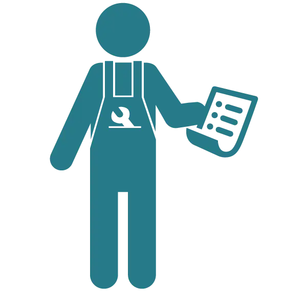 Repairman Icon with Tools