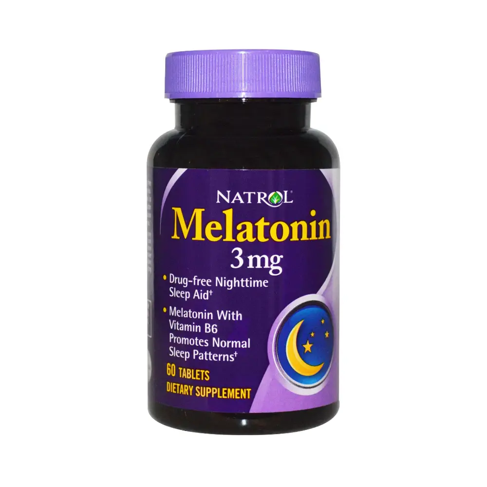Melatonin Supplement Bottle