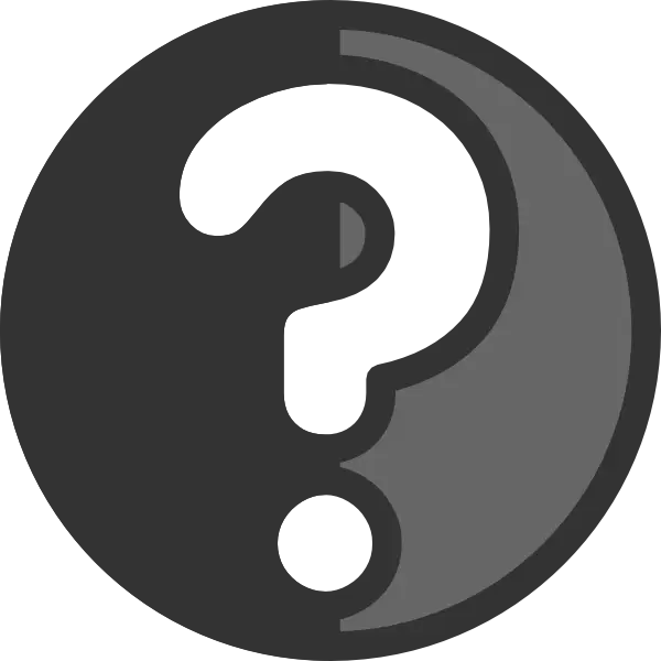 Question Mark Inside Circle for Mystery