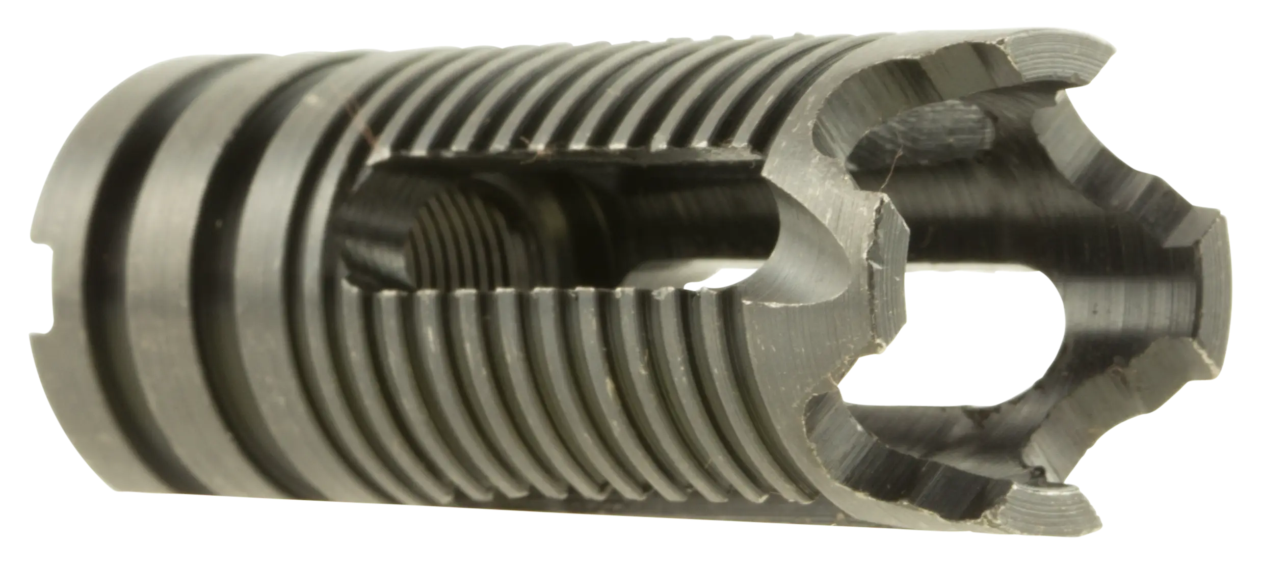 Metal Muzzle Brake for Firearm Recoil Reduction