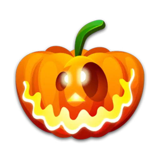 Glowing Jack-o&#039;-Lantern Pumpkin