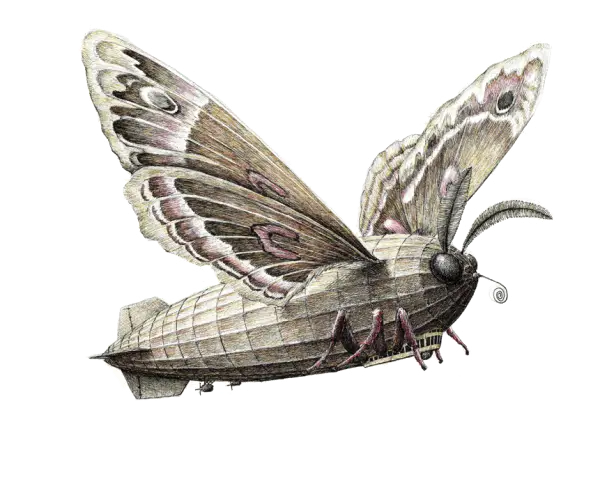 Fantasy Airship Moth