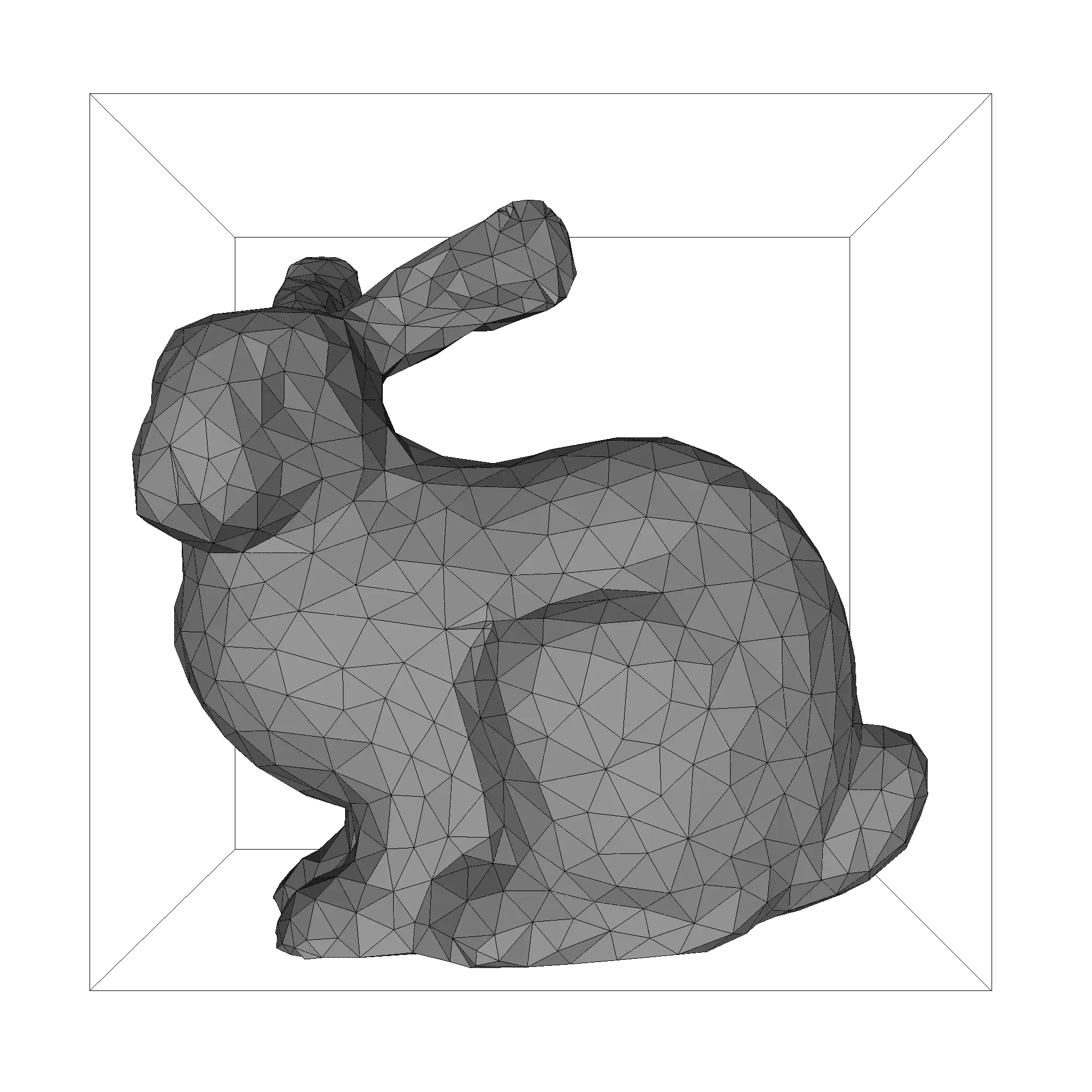 3D Polygonal Bunny Model