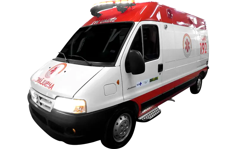 Red and White Ambulance