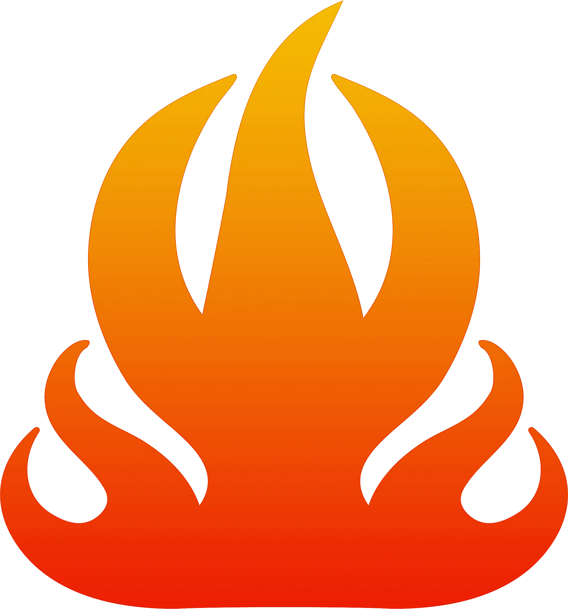 Illustration of Orange Flames