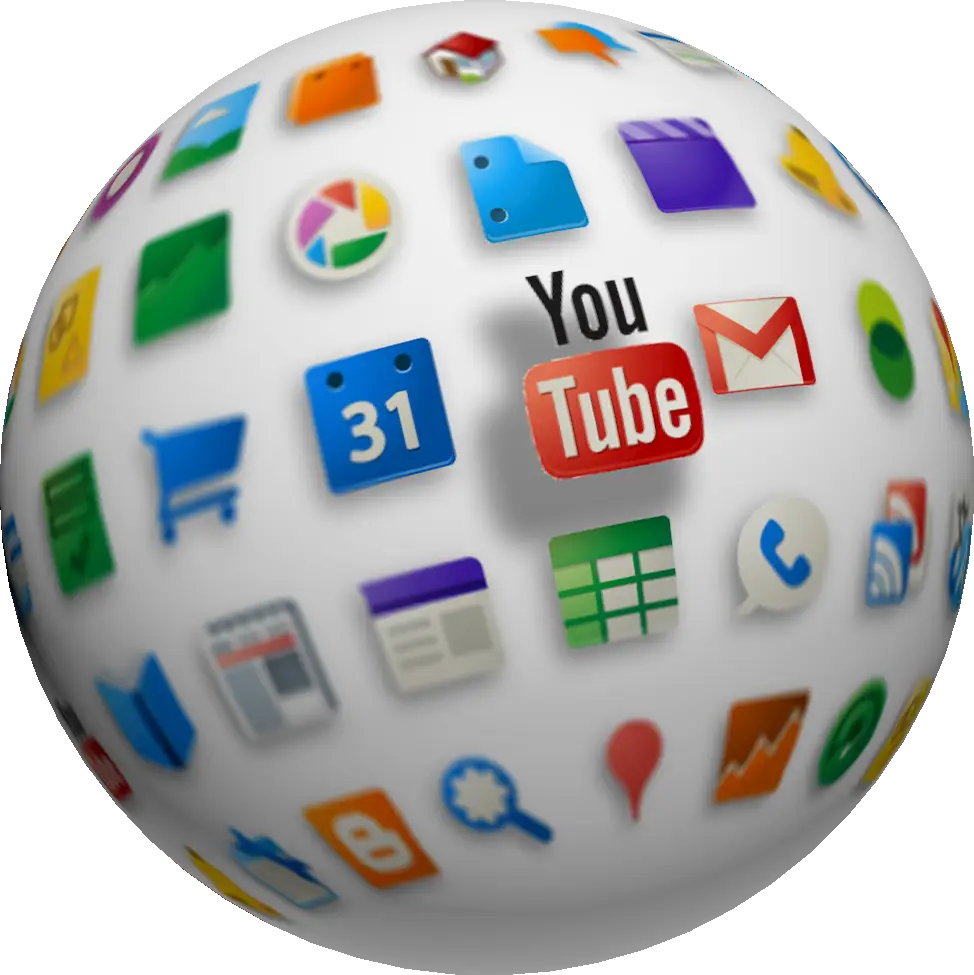 3D Sphere of App Icons
