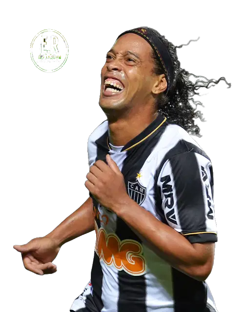 Joyful Sportsperson in Black and White Soccer Jersey