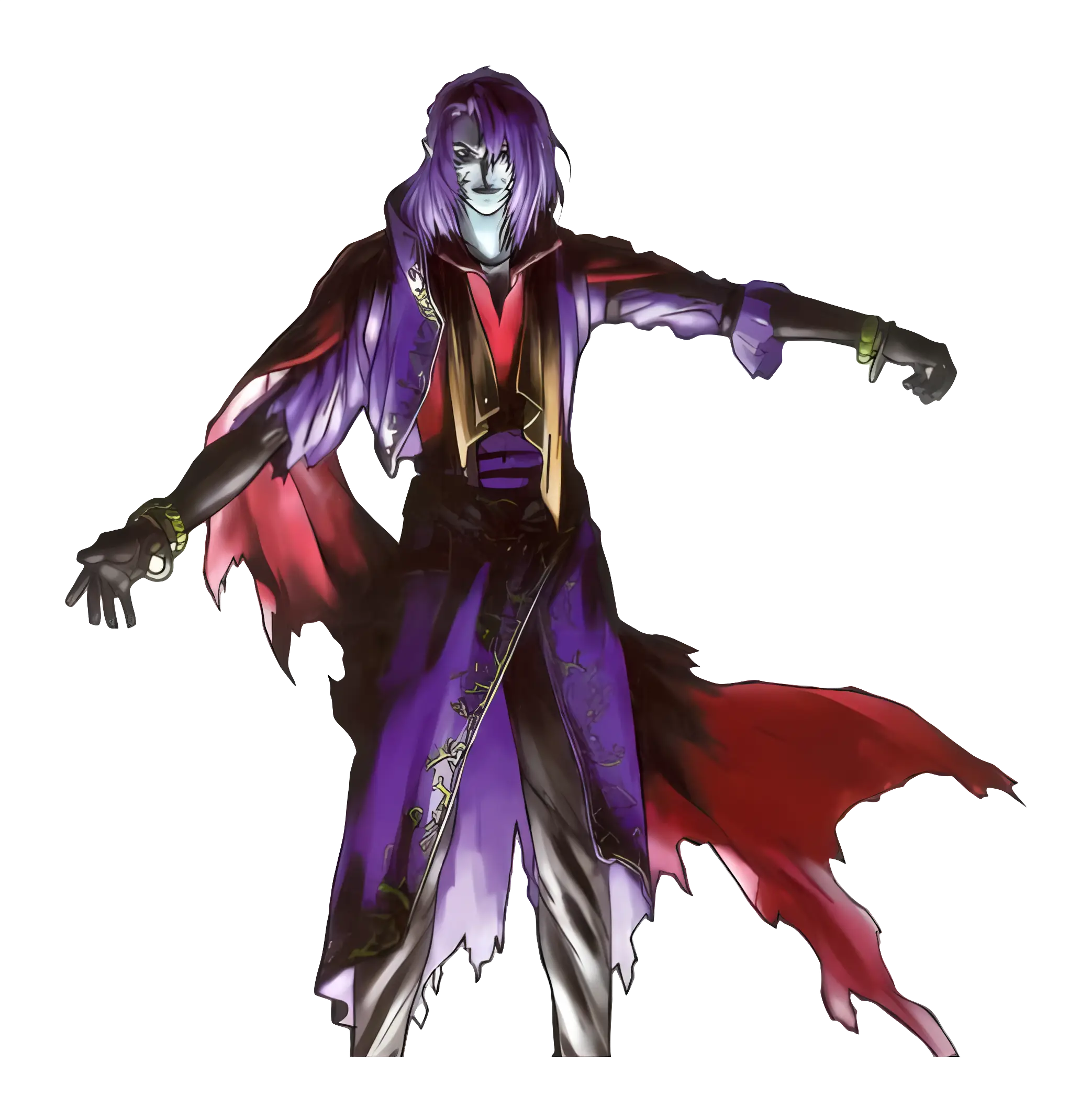 Mysterious Character in Dark Cape
