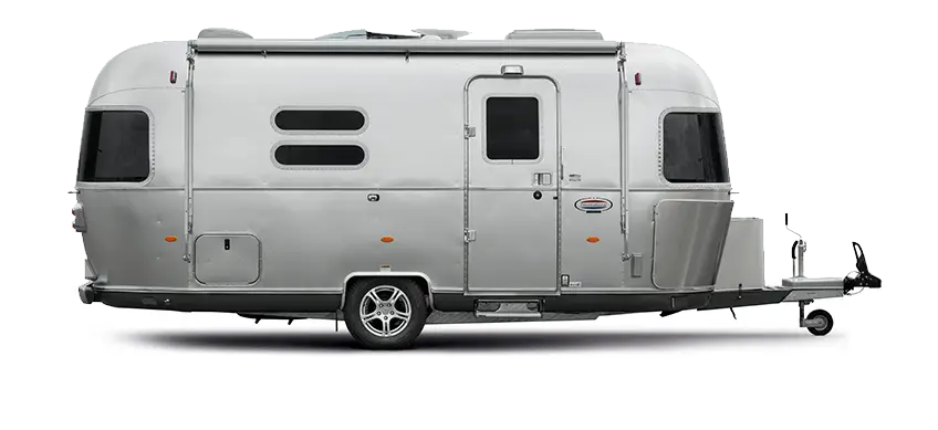 Silver Travel Trailer for Camping