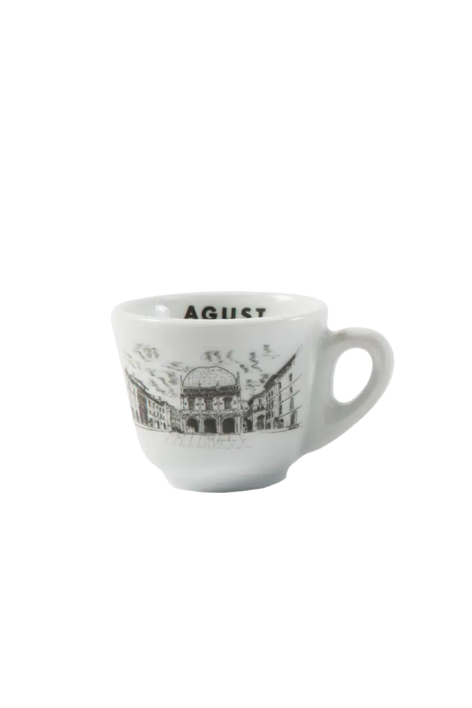 Ceramic Coffee Cup with City Design