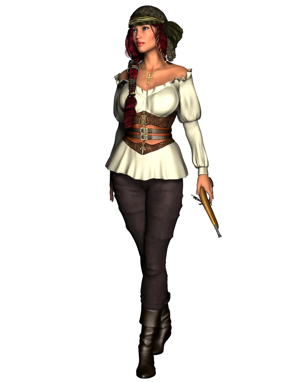 Pirate Woman Character