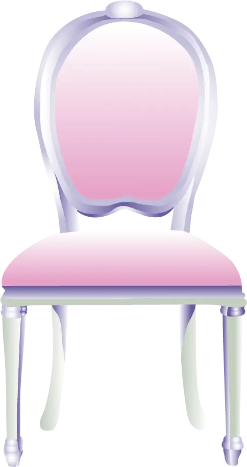 Elegant Pink Cushioned Chair