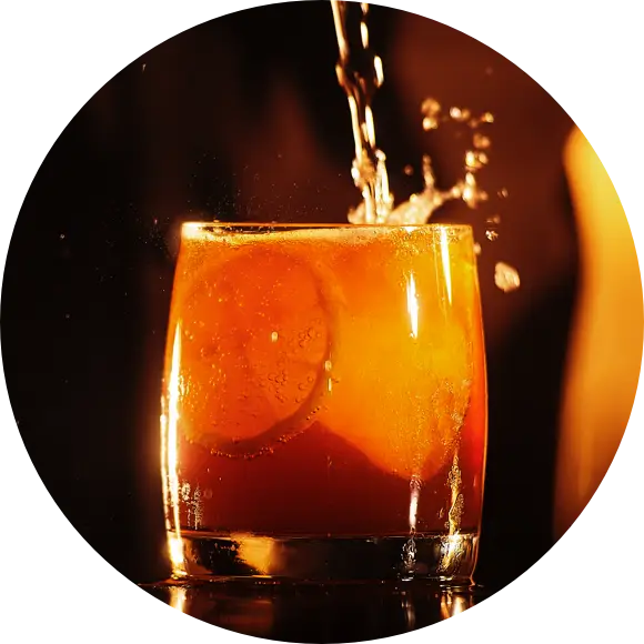 Pouring Cocktail for Happy Hour