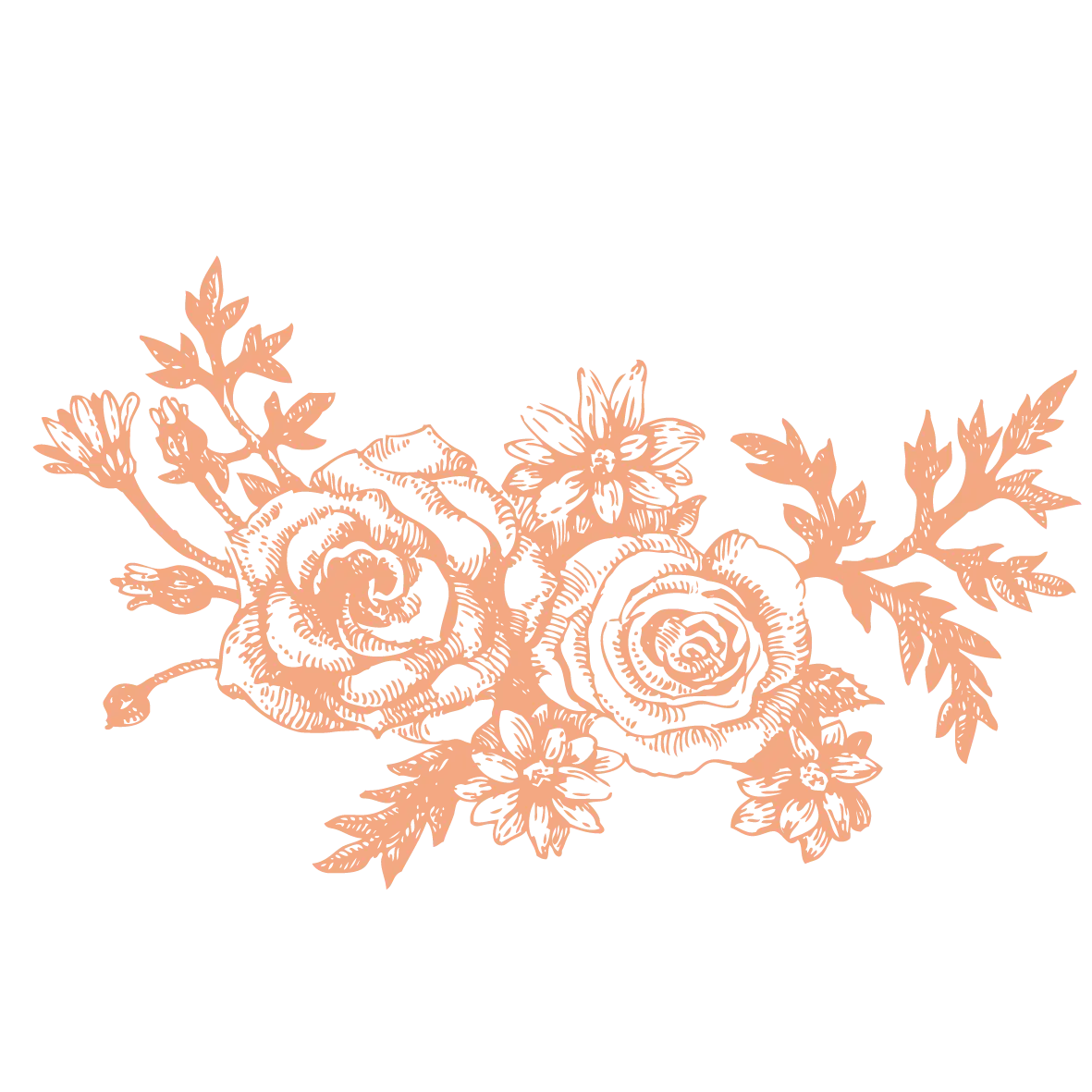 Floral Sketch Decoration