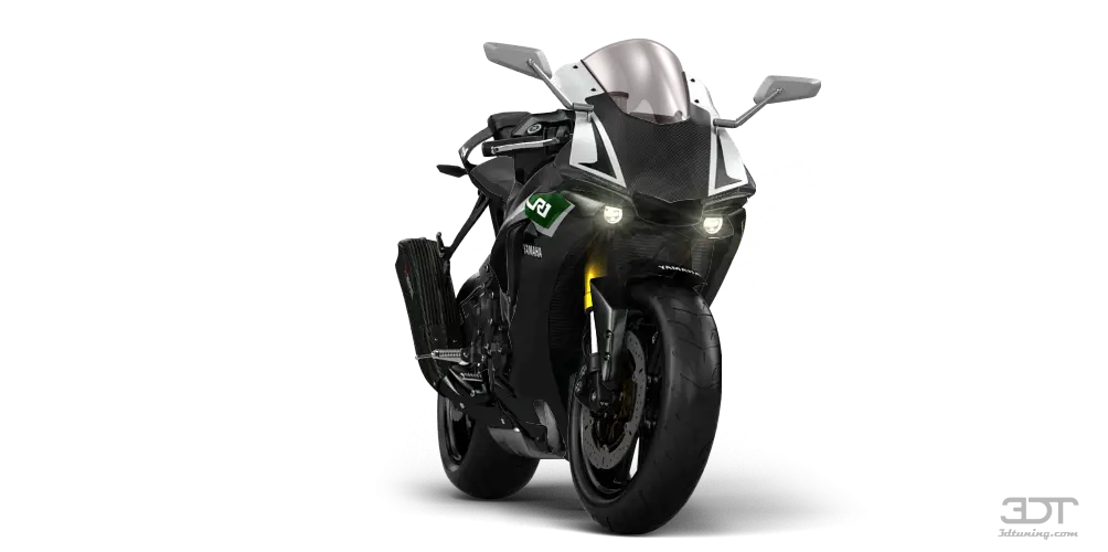 Modern Motorcycle with Sleek Design