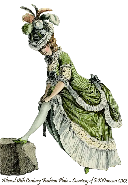 18th Century Green Dress