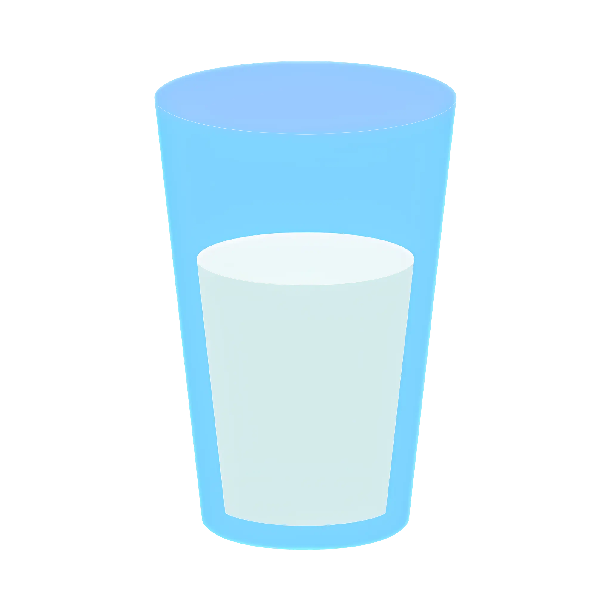 Glass of Milk Illustration