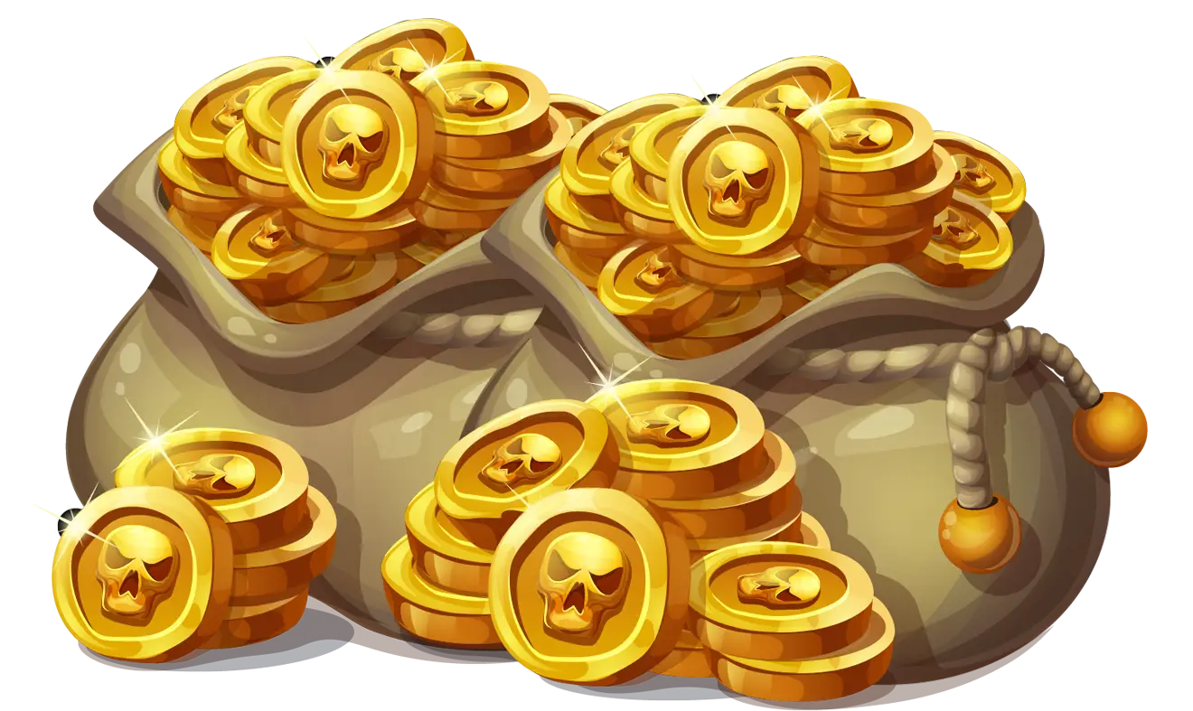 Bags of Gold Coins