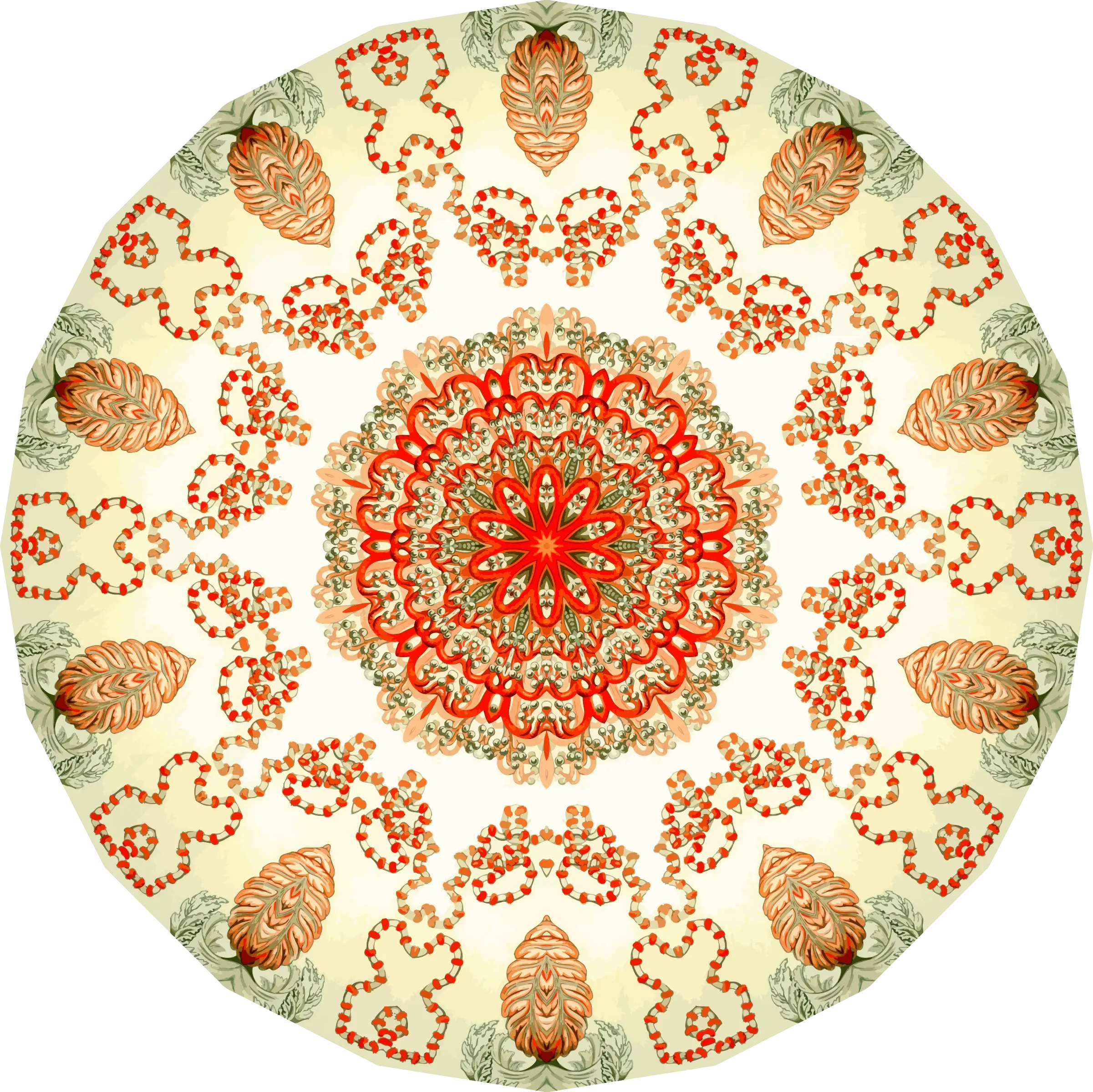 Intricate Circular Mandala Pattern Design