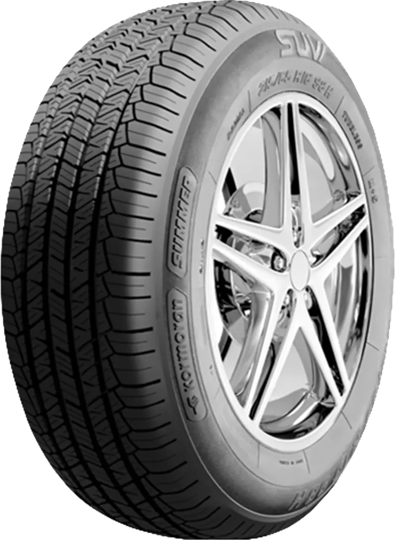 Black Automobile Tire for Road Travel Safety