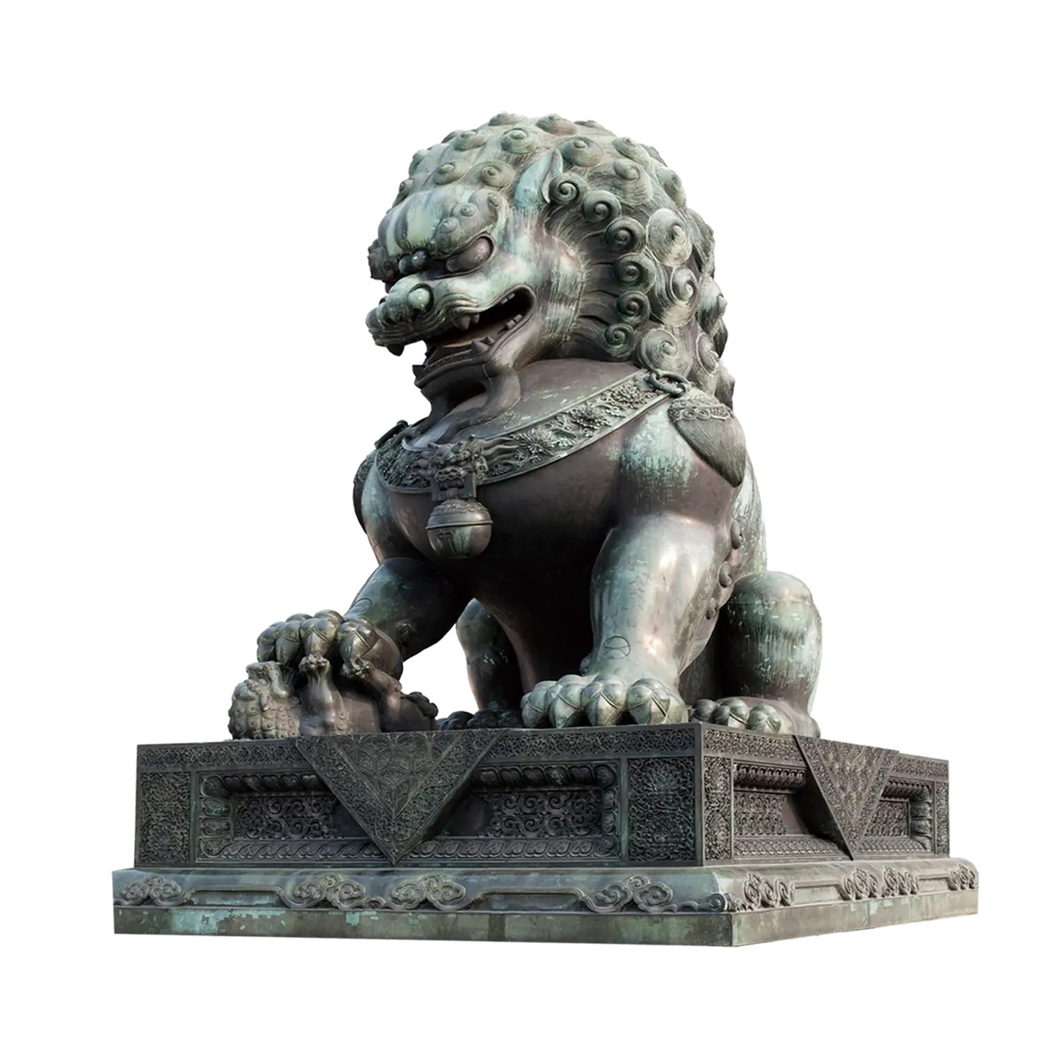 Stone Lion Statue