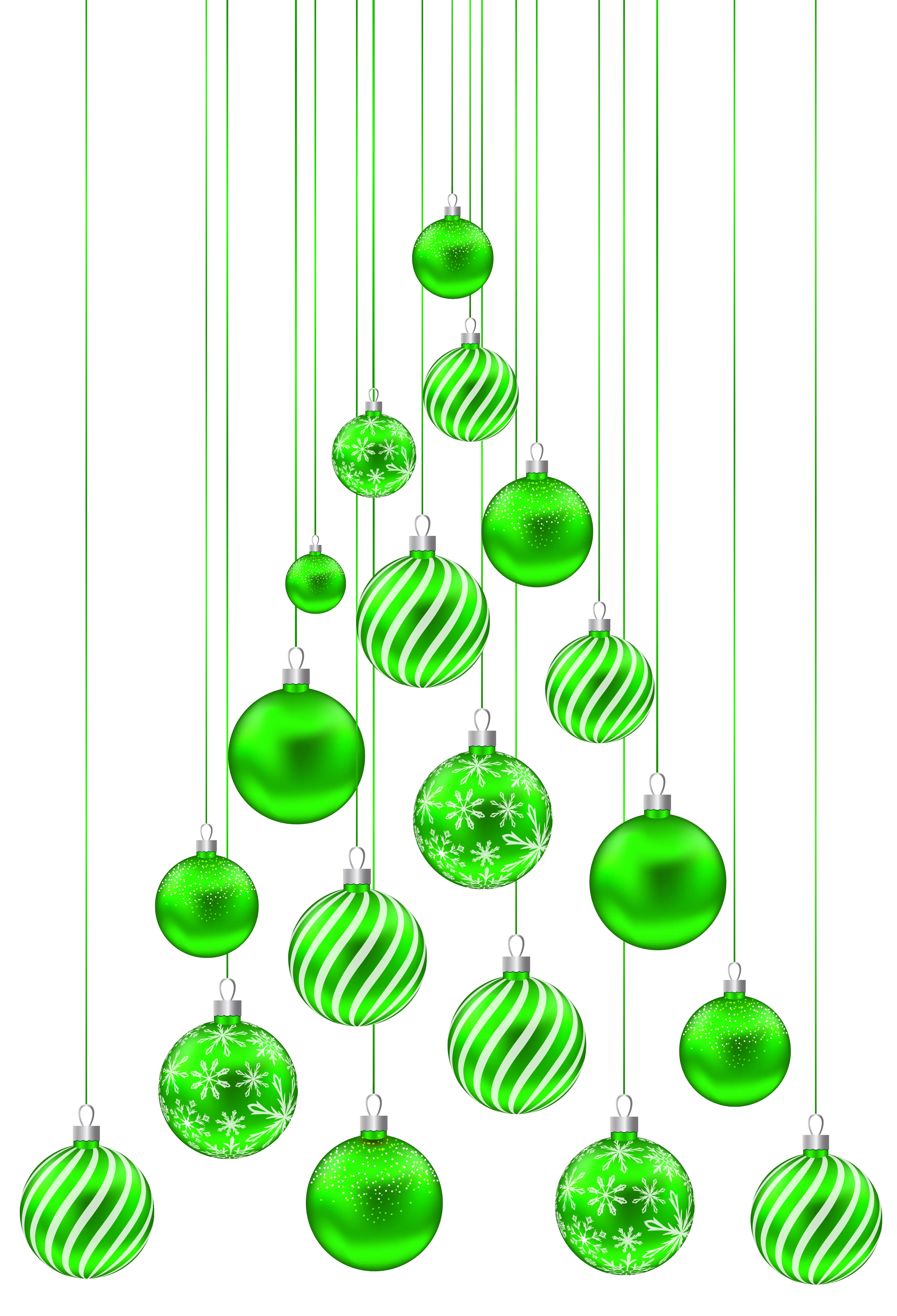 Green Bauble Christmas Tree Decoration