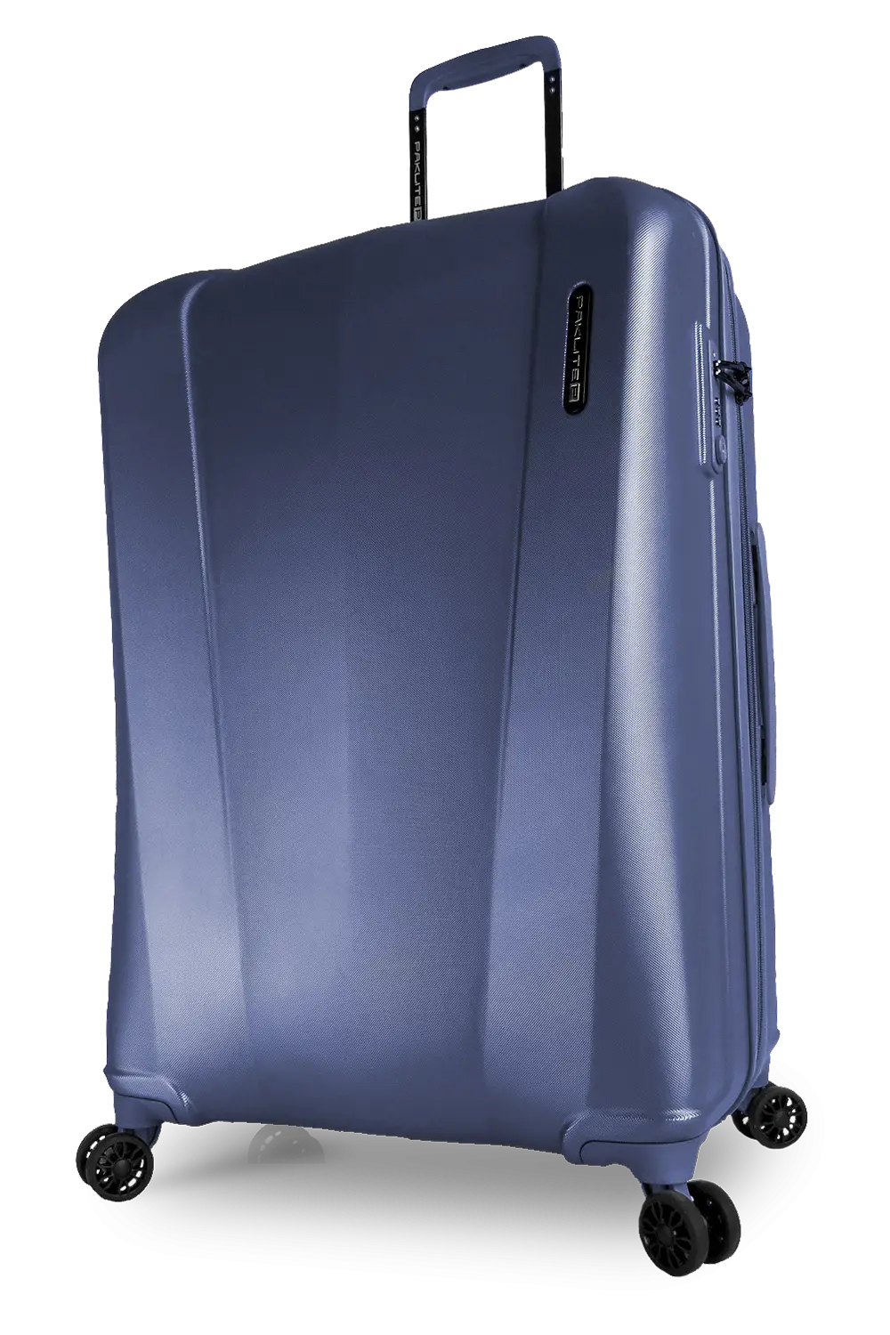 Blue Modern Suitcase with Rolling Wheels