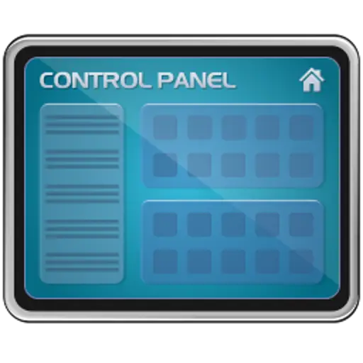 Blue Control Panel