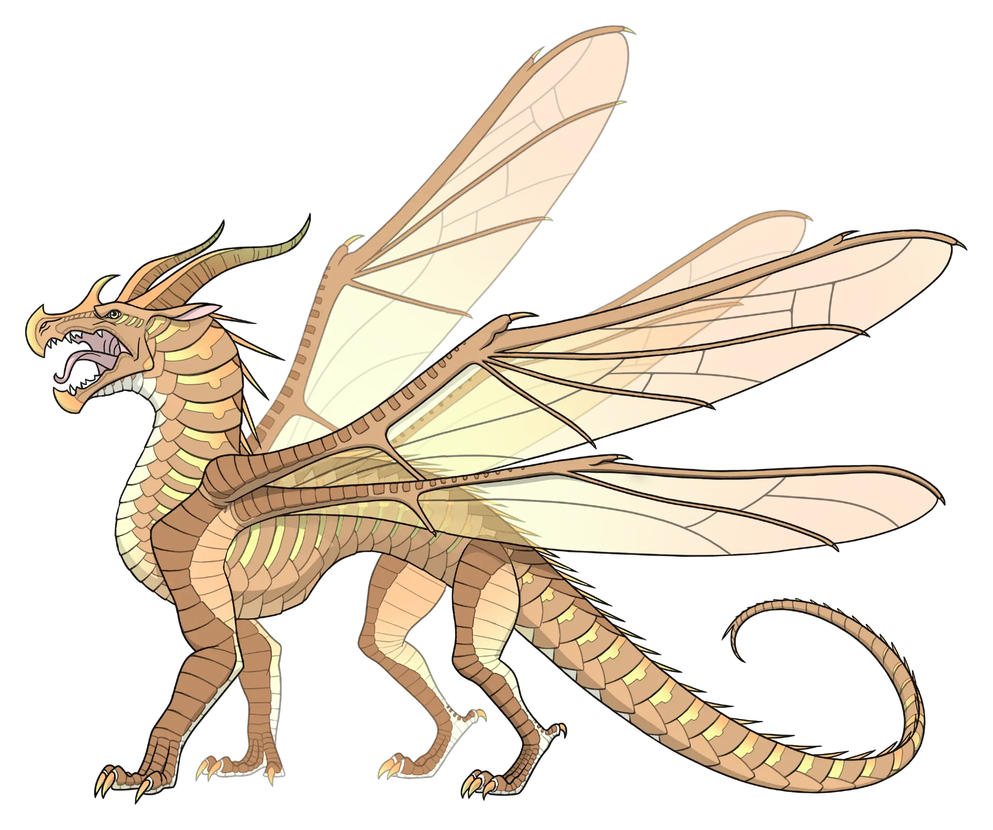 Fantasy Winged Dragon Artwork