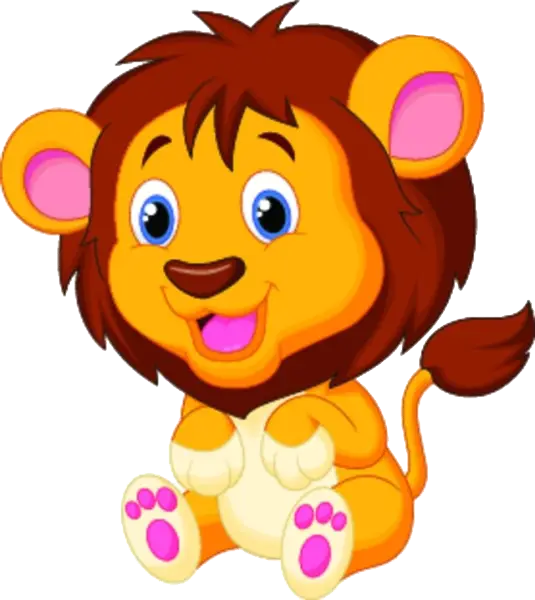 Cute Cartoon Lion