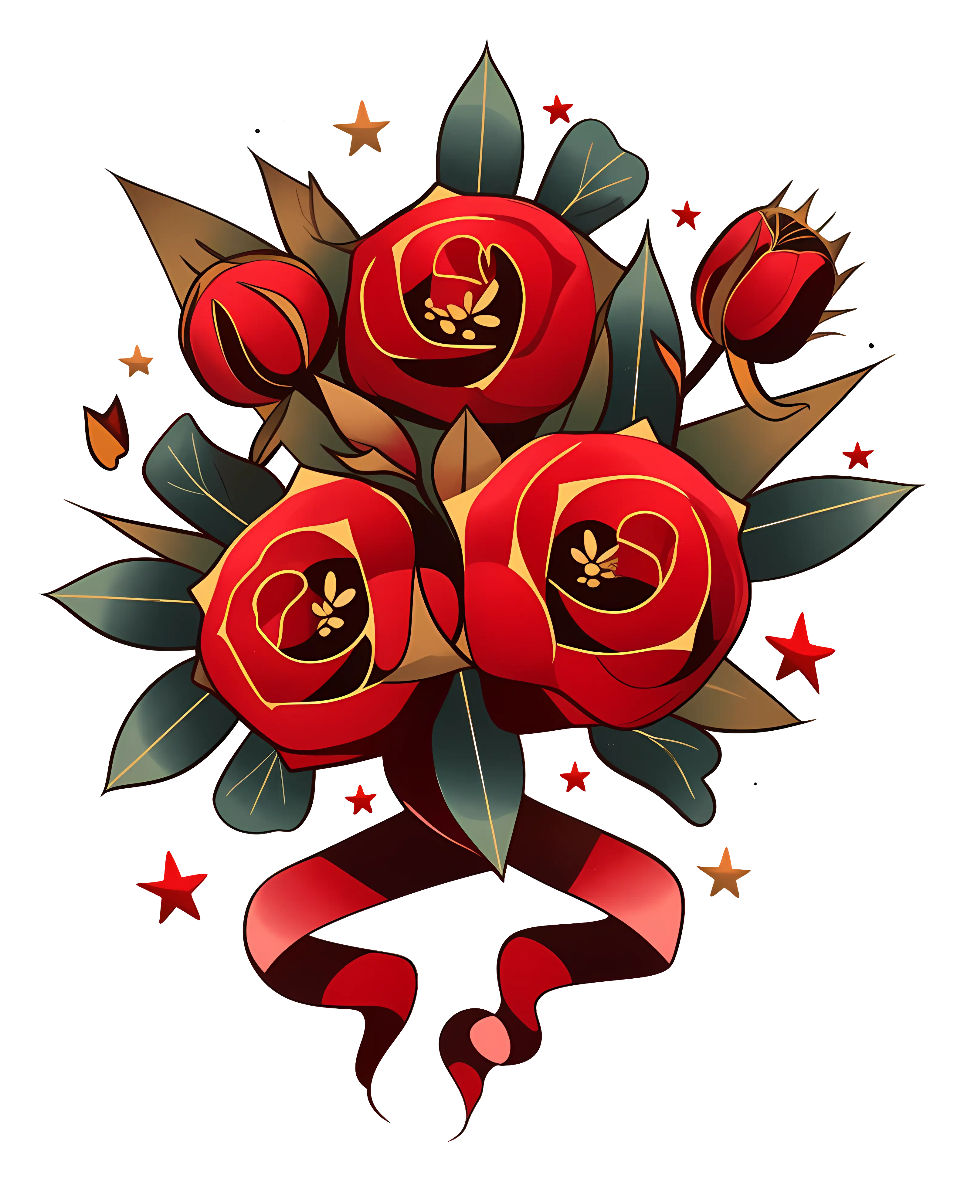Bouquet of Red Roses