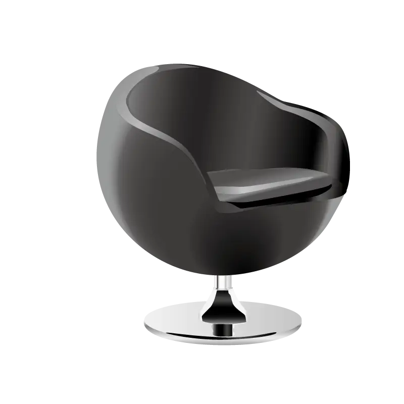 Modern Black Chair Design