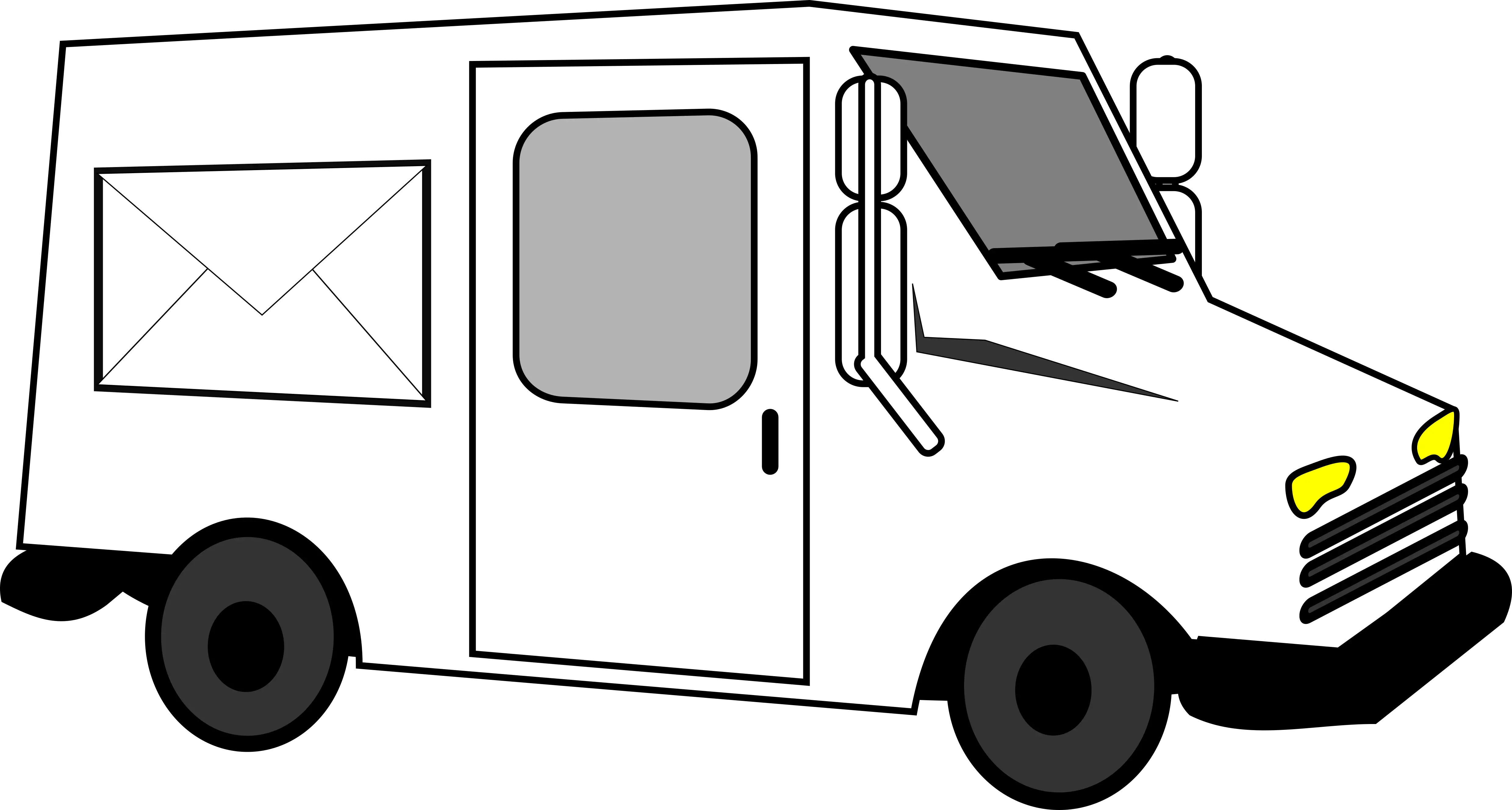 Postal Mail Truck for Delivery