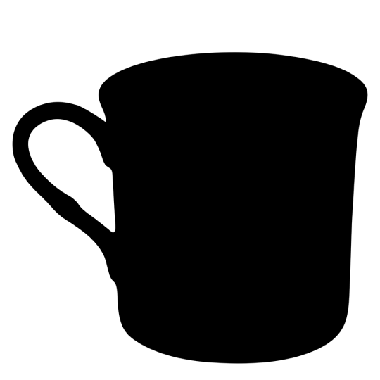 Cup Silhouette Illustration
