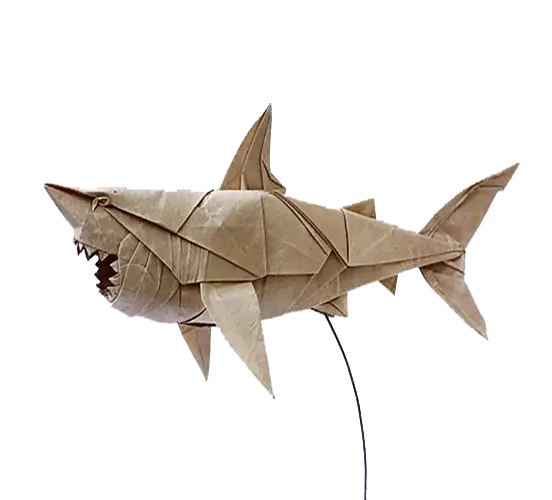 Origami Shark Art