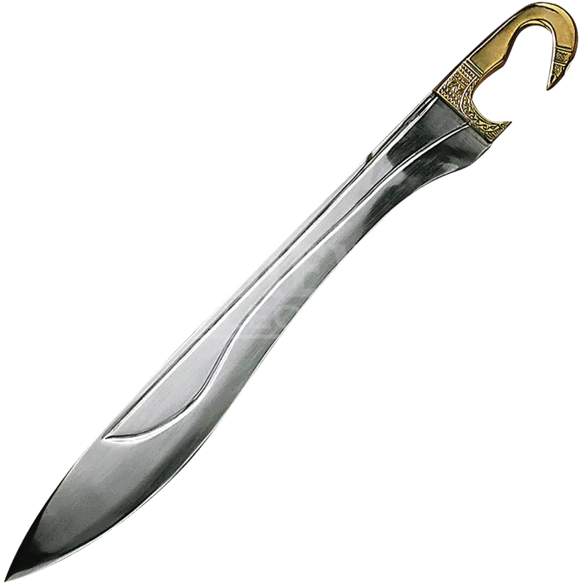 Curved Steel Sword