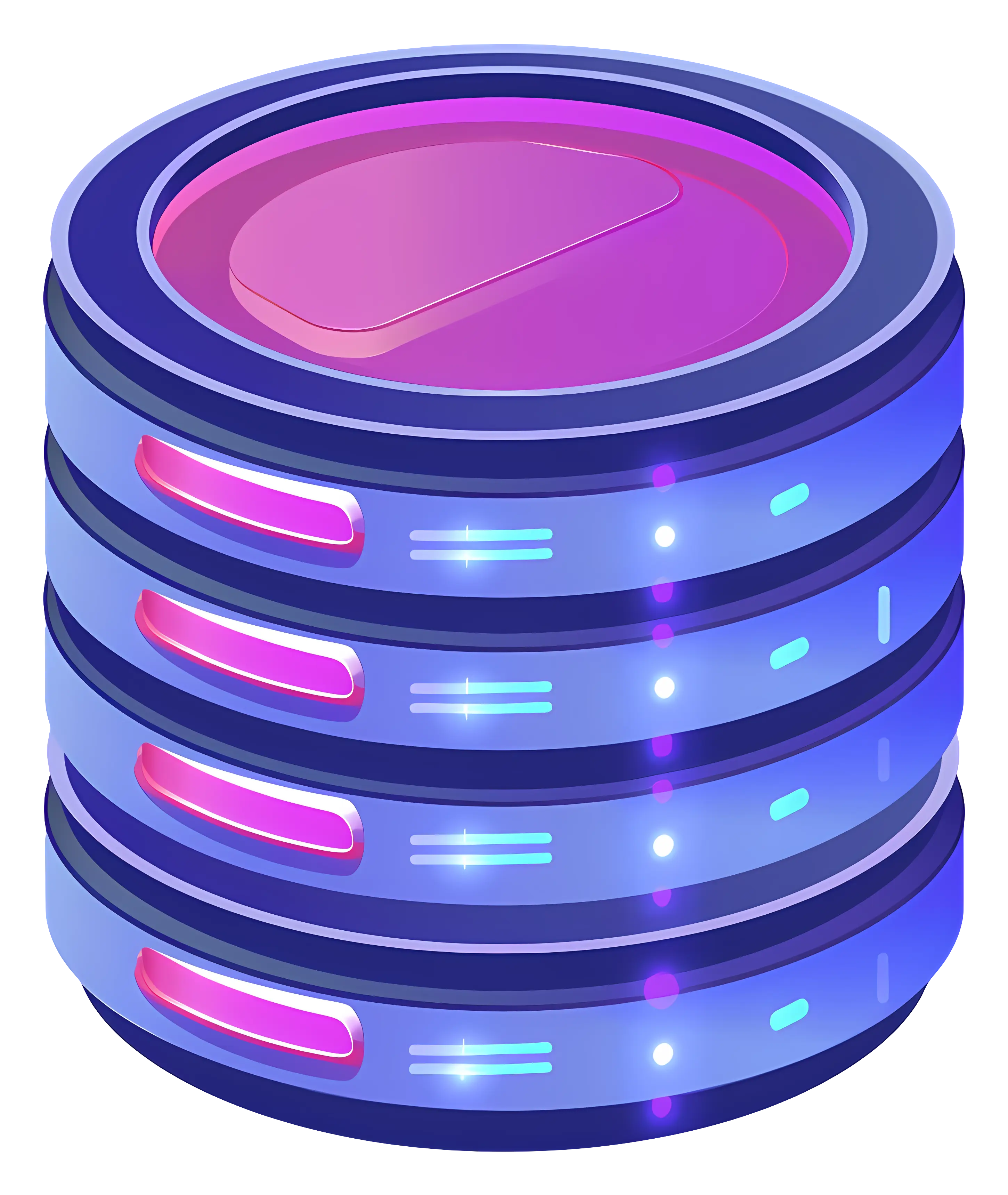 Modern Data Server Illustration