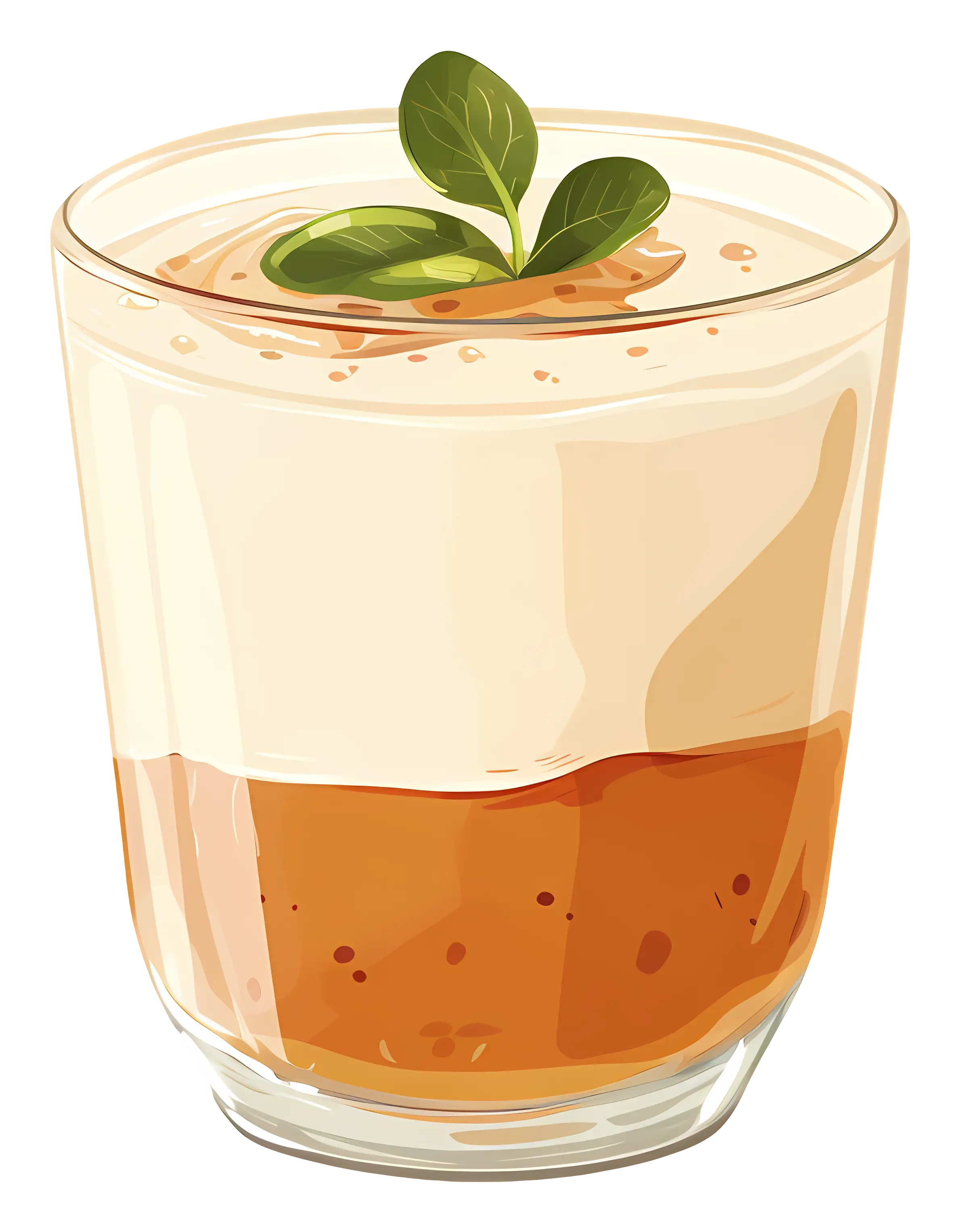 Creamy Layered Dessert in Glass