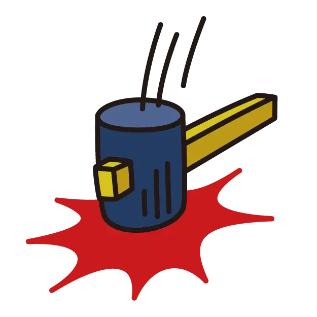 Cartoon Hammer Impact