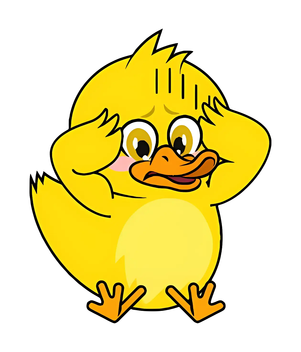 Cute Cartoon Duck